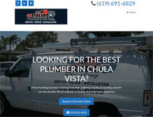 Tablet Screenshot of primo4plumbing.com